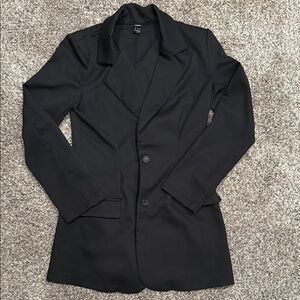 SHEIN Black Tailored Blazer Professional Suit Jacket